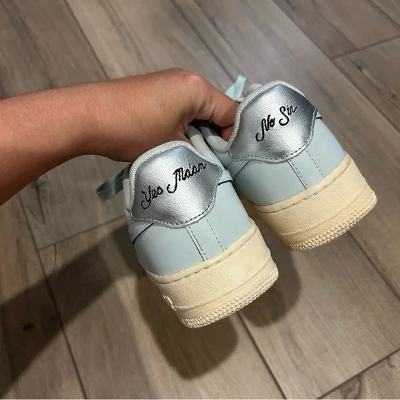 Nike Air Force 1 Low GS Moss Point Devin Booker CJ9886001 Sneaker Shoes 6Y W7.5 - Picture 5 of 12